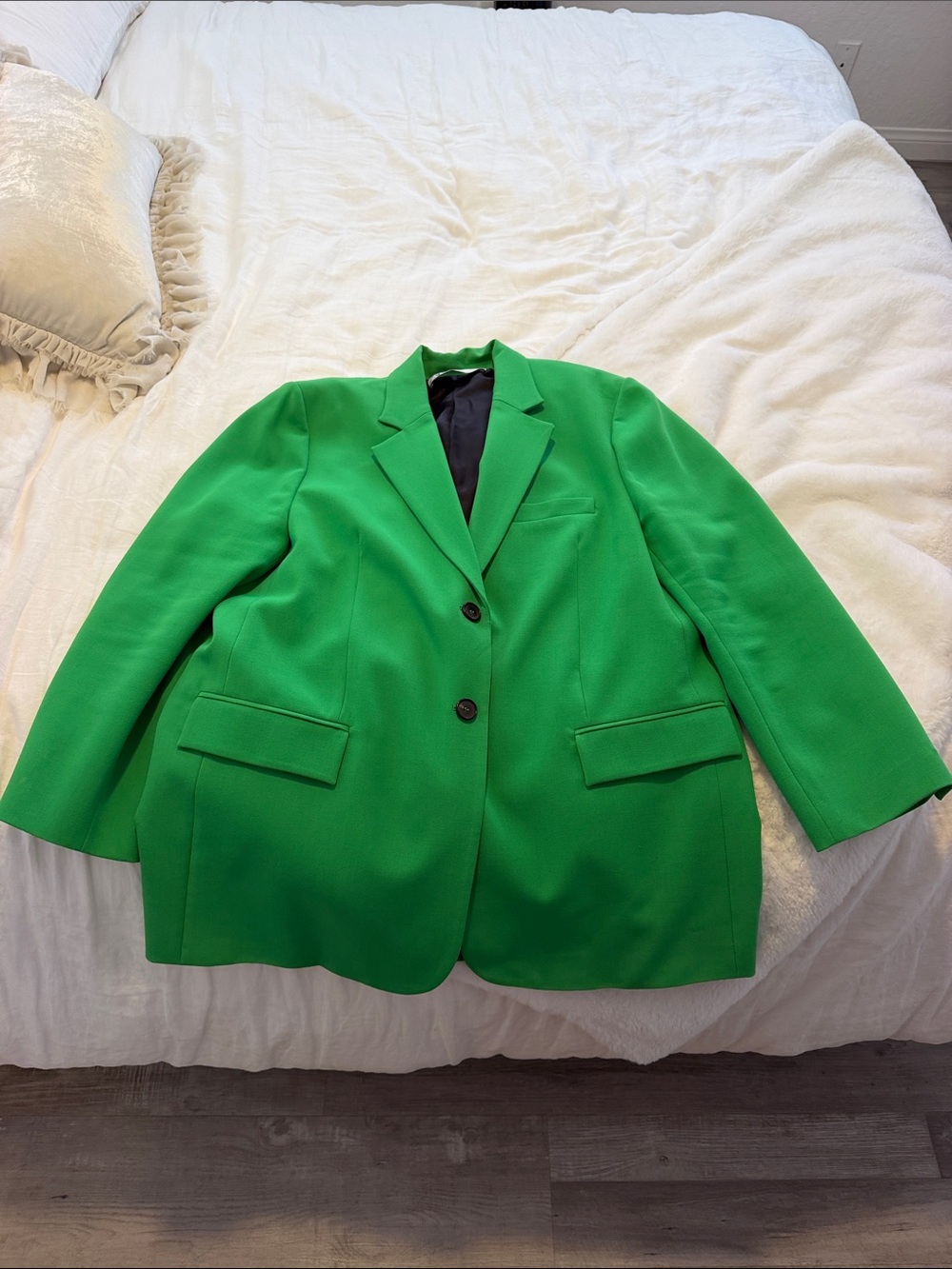 Zara kelly green blazer